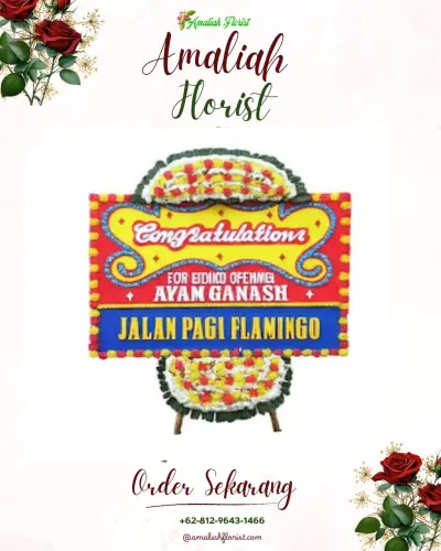 Bunga Papan Congratulation di Cenggini